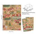 Miniatyrbild 3 av 5: 6-pack presentpapper, för födelsedagsfest presentpappersset