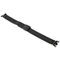 Miniatyrbilde 2 av 8: Justerbart klokkereim Pustende foldespenne Quick Release i rustfritt stål klokkereim for Mi Band 8 Svart