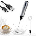 Miniatyrbilde 1 av 5: Bærbar Elektrisk Melkeskummer, USB-Lading Visp, 2 Justerbare Hastigheter, for Latte, Cappuccino, Eggepisker, Kaffe