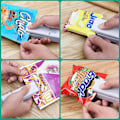 Miniatyrbillede 4 af 5: Bærbar 2-i-1 Poseforsegler og -skærer - Genopladelig, Ideel til Opbevaring af Mad og Forseglning af Snacks