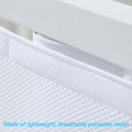 Miniatyrbillede 5 af 8: 2 stk Baby Crib Bumper Sæt Åndbar Mesh Crib Liner Anti Collision Seng Bumpers