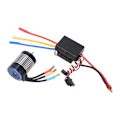 Miniatyrbillede 8 af 8: 3650 4300KV børsteløs motor uden sensor med 60A vandtæt ESC kombosæt til 1/10 RC bil