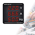 Miniatyrbild 2 av 4: Digital Spänning Ström Frekvensmätare Panel Voltmeter Amperemeter LED-Display