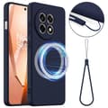 Compatible with OnePlus Ace 5 5G / OnePlus Ace 5 Pro 5G / OnePlus 13R 5G Case Compatible with MagSafe Anti-Drop Liquid Silicone Pho DarkBlue