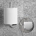 Miniatyrbillede 4 af 5: Toiletpapirholder Vægmonteret 304 Rustfrit Stål Sølv Vandtæt Rotationssikker Toiletpapirholder til Badeværelse_SZXM