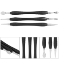 Miniatyrbilde 8 av 8: 3 STK Carving Utskriftsverktøy Lær Craft Spoon Stylus Tool Set Stationary Craft Collection