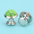 Miniatyrbillede 8 af 8: 40 stk. 8mm runde turkis nitter studs pigge armbånd tøj dekoration DIY håndværk tilbehør11#