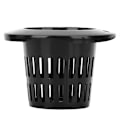 Miniatyrbillede 4 af 8: 50 stk. PP Hydroponics Net Pot Jordløs Dyrkning Blomster Plantning Gro Mesh Kurv Sort