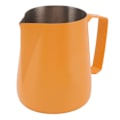 Miniatyrbillede 4 af 8: 450 ml mælkeskummerkande i rustfrit stål 304 til mælkeskummerkande til kaffebar, hjem, orange