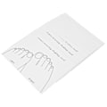 Miniatyrbild 7 av 8: 20 st Nail Color Card Display Practice Manicure Tool Foot Model Manicure Display Card för Manicurist