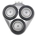 Miniatyrbilde 1 av 4: Sølvbarberhode for S5000-serien - erstatningshode for S5000, S5370, S5571, S5420, S5140 og S5078 svart barberhøvel