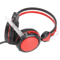 Miniatyrbild 5 av 8: Gaming Headset Brusreducerande Stereo Ergonomisk trådad datorspelshörlur med mikrofon för PC Röd
