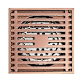 Miniatyrbild 2 av 5: Badrum Dusch Golvbrunn Mässing Deodorant Golvbrunn Roséguld Toalett Golvbrunn