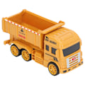 Miniatyrbild 7 av 8: Byggfordonsleksaker för barn, realistisk form, glidande simulering, plast, ingenjörskonst, tröghetsleksaksbil, födelsedagspresent, dumper