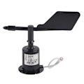 Miniatyrbillede 1 af 8: 360 graders vindtransmitter-transducer vindhastighed anemometer instrumenter til omgivende vejr 1-5V (5V strømforsyning)