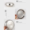 Miniatyrbillede 4 af 8: 22PCS Service Plate Set Rustfrit Stålservice til Udendørs Camping Selvkørende Tur