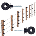 Miniatyrbillede 5 af 5: Elektrisk hegnisolator, skrue-i-isolator, 100 stk., B