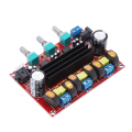 Miniatyrbillede 6 af 8: Digital effektforstærkerkort XHM139 TPA3116D2 2x50W+100W 2.1 kanals effektforstærkermodul 1224V