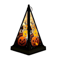 Miniatyrbilde 1 av 5: Halloween LED Lysestake Lampe Gresskar Lys Anheng Fest Skrivebord Rekvisitter Ornament Gave 3 stk blandet farge