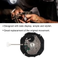 Pikkukuva 7 / 8: SL28 Three Hands Quartz Movement Date Watch Rannekellon korjaustarvike (kaksoiskalenteri)