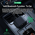 Pikkukuva 5 / 5: Bluetooth 5.3 Audio Adapteri 2-in-1 Lähetin Vastaanotin Ei Akkua