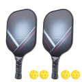 Miniatyrbilde 3 av 8: 1 sett bærbar pickleball padle sett lett racket ball sett med racket cover bag