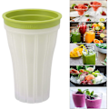 Miniatyrbillede 3 af 5: 150 ml Slushie Maker Kop Stor Kapacitet Drikkevare Fremstillingskop med Låg DIY Hjemmelavede Smoothie Kopper