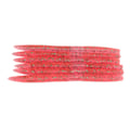 Miniatyrbillede 8 af 8: 6 stk./sæt Noodle Worm fiskeagn bidresistent PVC blød maddike regnorm kunstig agnPink