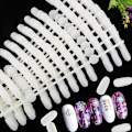 Miniatyrbilde 1 av 5: 240 stk. negltips displaystativ - Profesjonell oval negllakkpalett for DIY manikyrtilbehør
