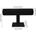 Miniatyrbillede 2 af 4: Armbåndsstander, fløjls Scrunch Organizer, T-bar Display Holder