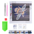 Pikkukuva 2 / 8: 5D diamond painting kristalli tee- set -itse askartelu taide mehiläiskuvio kirjonta seinäkoristelu 30x30cm