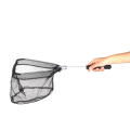 Miniatyrbild 5 av 8: Aluminiumlegering Triangel Mini Vikbar Dip Net Krympfiskeutrustning Utrustning