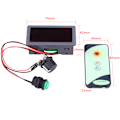 Miniatyrbillede 3 af 6: 6V 12V 24V PWM DC motorhastighedsregulator digitalt display med infrarød fjernbetjening-1 stk.