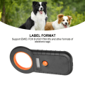 Miniatyrbillede 2 af 7: Pet Microchip Scanner 134,2Khz 125Khz EMID FDX B Kabelført USB Trådløs 2,4G Bluetooth Håndholdt Animal Chip Reader Sort