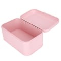 Miniatyrbillede 8 af 8: Pink Iron Brød Container Organizer Giftfri Retro Husholdningskøkken Opbevaringskasse