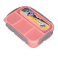 Miniatyrbillede 2 af 8: Individuel forseglet madkasse børnemadkasse 4 rum madkasse til skole 1300ml pink