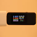 Miniatyrbild 4 av 8: LCD-skärm USB testare Laddare Detektor Digital Voltmeter Amperemeter Spänningsmätare DC4-30V (svart)
