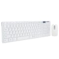 Miniatyrbillede 8 af 8: Mus- og tastatursæt Trådløs 10 m fjernforbindelse Smart Sleep-gribebræt og musekombination til IOS/Windows/AndroidWhite