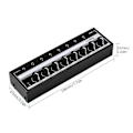 Miniatyrbillede 5 af 5: Ha800 Hovedtelefonforstærker Audio Amp. Ultrakompakt 8-kanals Mini Audio Stereo Mikrofonforstærker. Med Strømadapter UK-stik