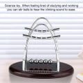 Miniatyrbilde 2 av 3: Newtons Cradle Steel Balance Balls Physics Science Desk Leke 27 x 22cm