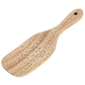 Miniatyrbillede 1 af 5: Teak Spatel Flad Form Fødevaregodkendt Træ Køkkenspatel til Madlavning i Hjemmet (20,5x6cm)