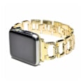 Miniatyrbild 3 av 8: 42MM Legering Klockarmband med Strass för iWatch Damklocka Rem