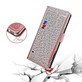 Pikkukuva 4 / 5: PU-nahkainen puhelinkotelo Asus Rog Phone 7:lle - Peilikorttipidike, puhelinjalusta, musta