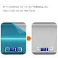 Miniatyrbilde 4 av 4: Digitale elektroniske vekter, digital vekt 5KG med LCD-display, ultratynne digitale vekter laget av stål