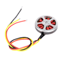 Miniatyrbillede 3 af 8: 5010-360KV 1 stk. Metal udendørs stor belastning multiakse tyk ledning hul dæksel dobbelt leje børsteløs motor negativ tand