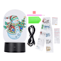 Miniatyrbild 3 av 8: LED-diamantmålning nattlampor Smart Touch Sensor 3D USB jul DIY heminredning