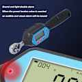 Miniatyrbild 5 av 7: Mini Digital Display Torsion Wrench - 3 mätlägen - 1/4in - 30Nm - 72 tänder