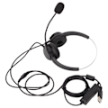 Pikkukuva 2 / 8: USB-kuulokemikrofoni, melunvaimennus, langallinen, asiakaspalvelukeskus, yrityskuulokkeet, mikrofonilla, äänenvoimakkuuden säätö, PC-kannettavaan