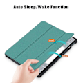Miniatyrbilde 4 av 5: Xiaomi Pad 6 Tri-fold Stativ Tablet Deksel - Magnetisk Smart PU Lær Folio Cover Mørkeblå