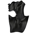Miniatyrbillede 1 af 8: Halskæde Ørering Holder Mannequin Hoved Bust Stand Model Shop Smykker Display Rack Sort